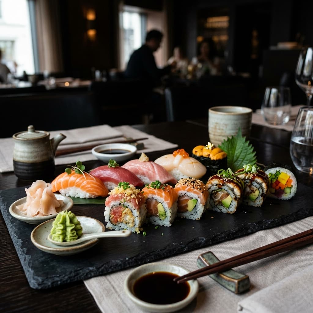 Salmon Sashimi ساشيمي السلمون - Xian Restaurant, Amman Chinese Food & Sushi