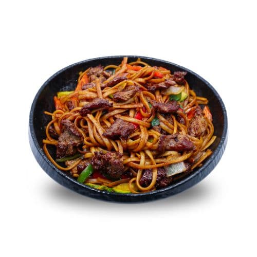 Beef Fried Noodles نودلز مقلية باللحم البقري - Xian Restaurant, Amman Chinese Food & Sushi