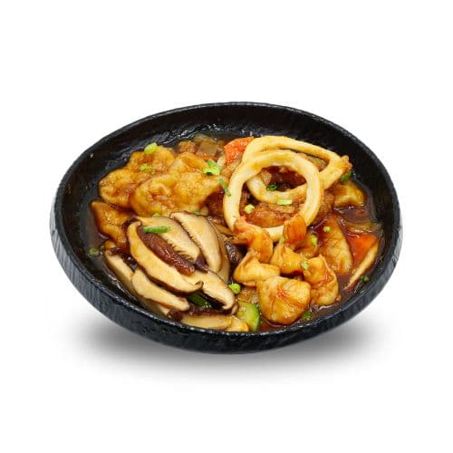 Mixed Seafood With Mushroom مأكولات بحرية مشكلة مع الفطر - Xian Restaurant, Amman Chinese Food & Sushi